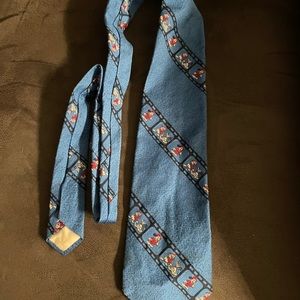 Mickey Mouse by Cervantes neck tie blue Disney filmstrip